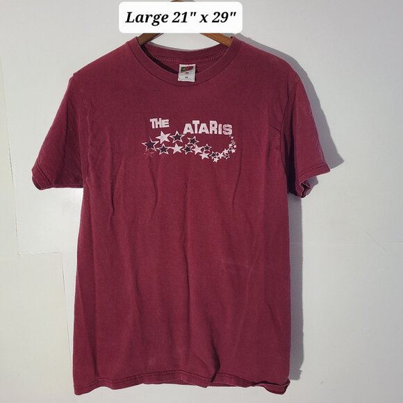 Vintage 90s The Ataris "You're Better off without me" Large Red T-Shirt Punk - Picture 1 of 7